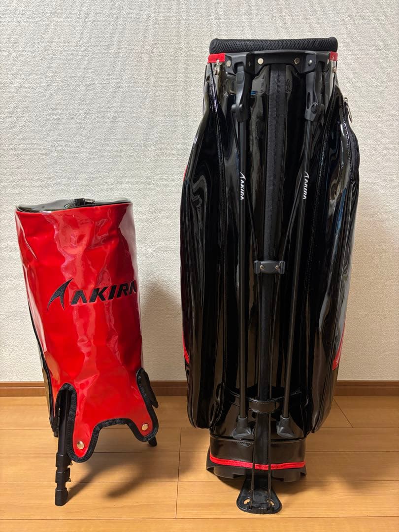 AKIRA アキラ 9.0型 アスリート プロモデル 超美品 キャディバック