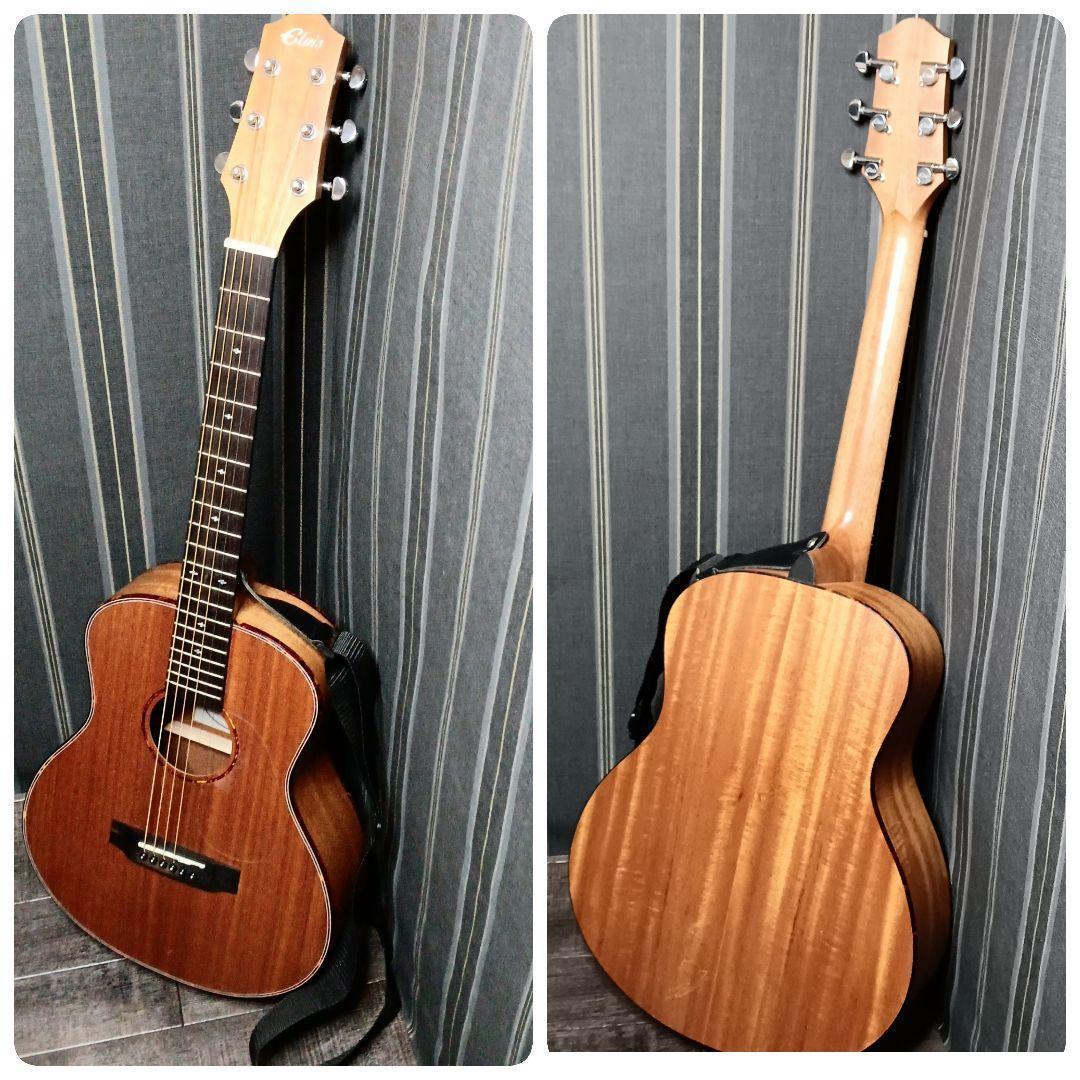 Elvis Master Mini 10アコースティックギター ミニギター 杢目