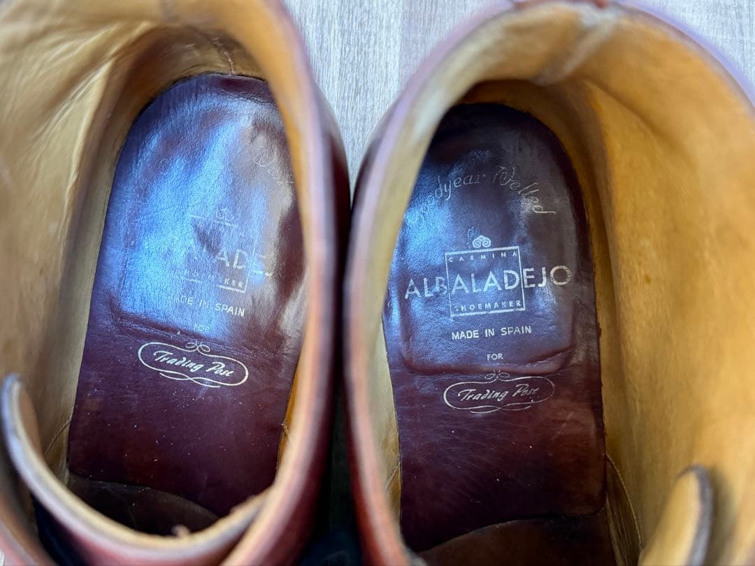 【アルバラデホ時代】CARMINA チャッカブーツ（UK7）