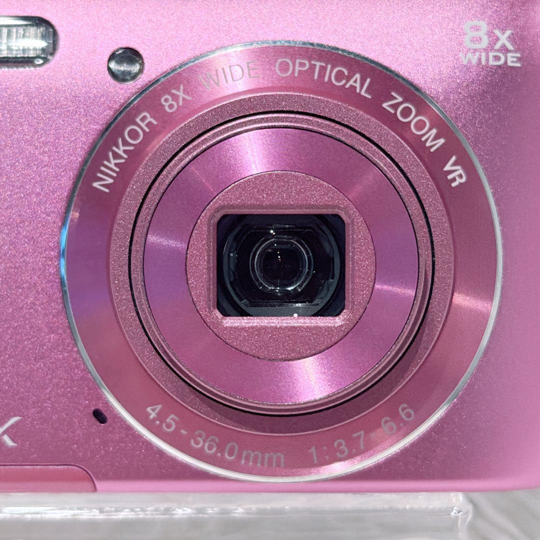 【美品】NIKON COOLPIX S3700 デジタルカメラ ピンク