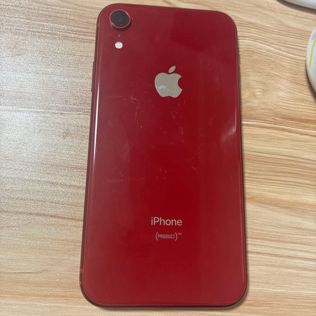 iPhone XR レッド　箱無し　目立つ傷や汚れなしです