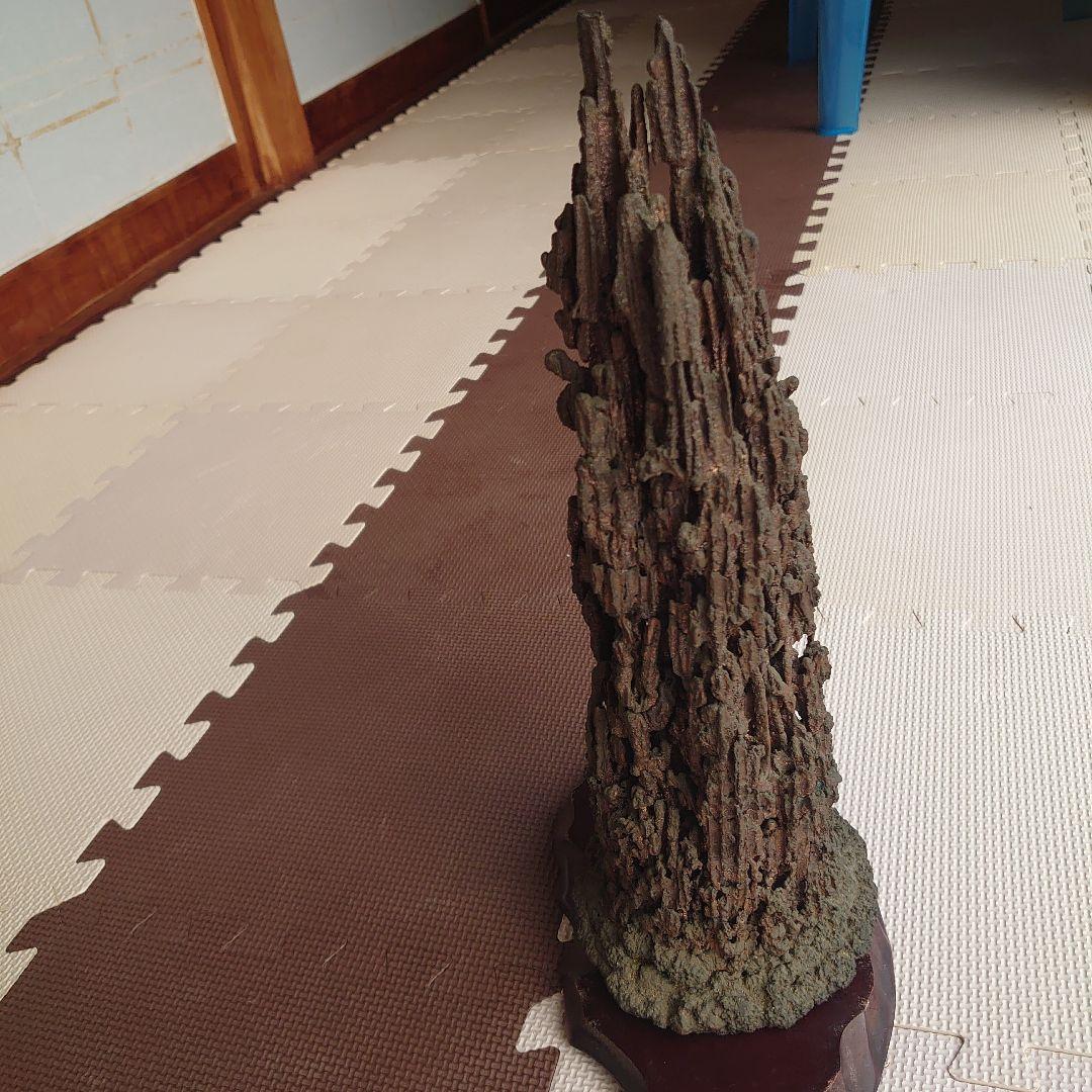 銅滴　置物インテリア金属工芸　昭和レトロ 欠片あり！重さ約6キロ　箱なし