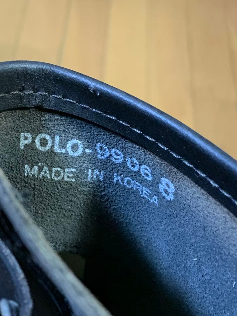 サンタバーバラ ポロ&ラケットクラブ 本革 エンジニアブーツ 黒 us8