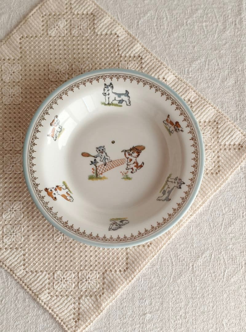 【アナベルさま】vintage limoges ❀ どうぶつ達の 可愛いプレート