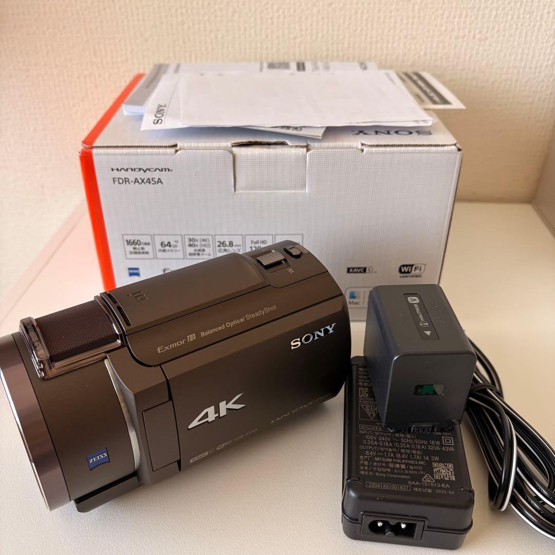 SONY FDR-AX45A 4k ビデオカメラ