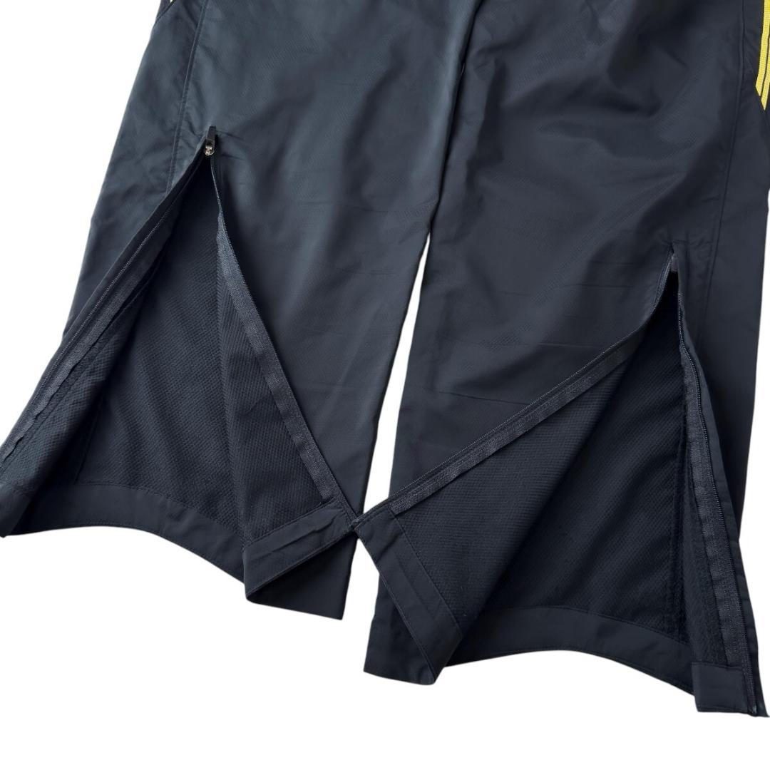 アディダス プロフェッショナル ナイロン ジャージ 上下 L - XL 黒 野球