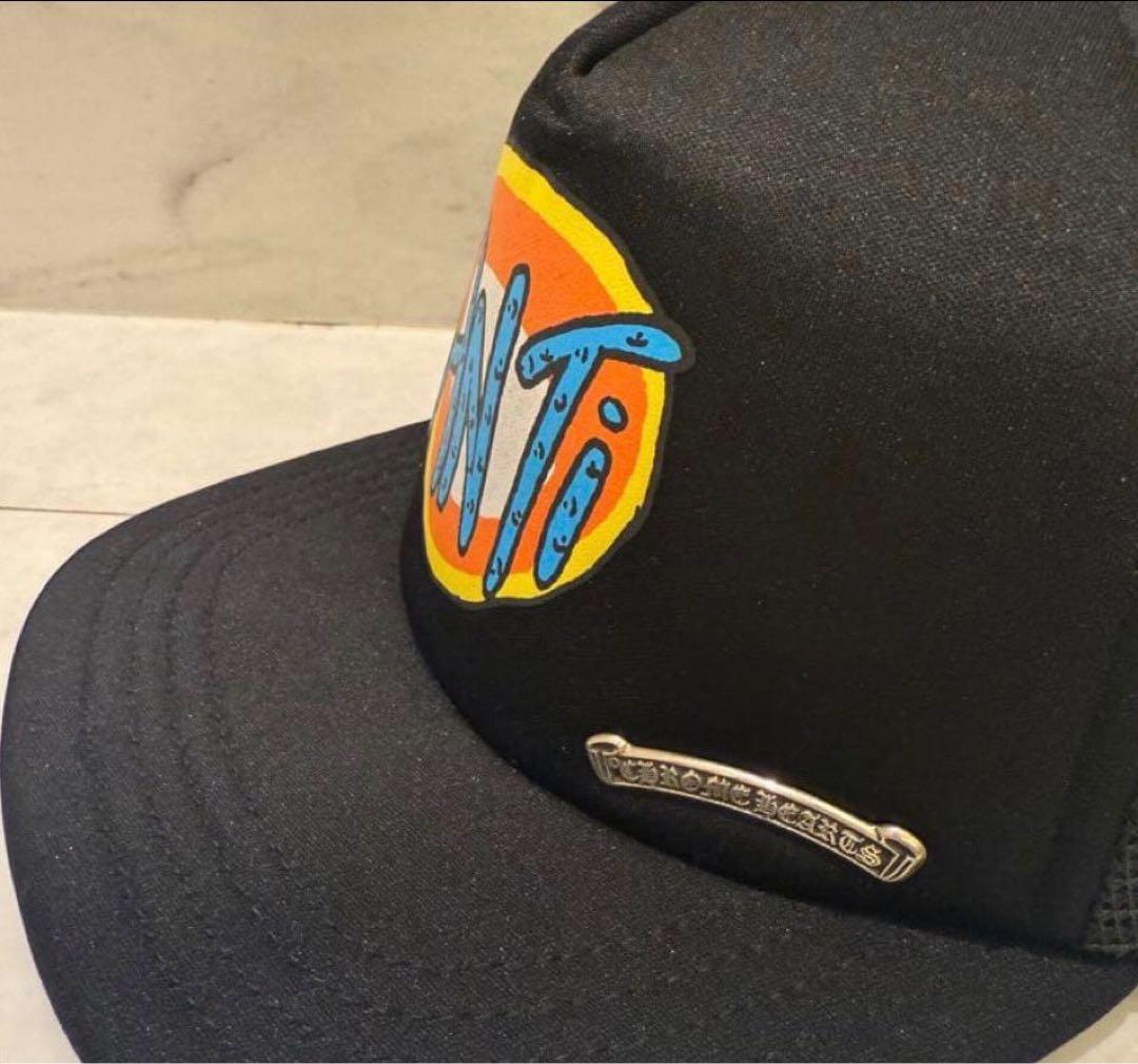 Chrome Hearts ANTIロゴ キャップ