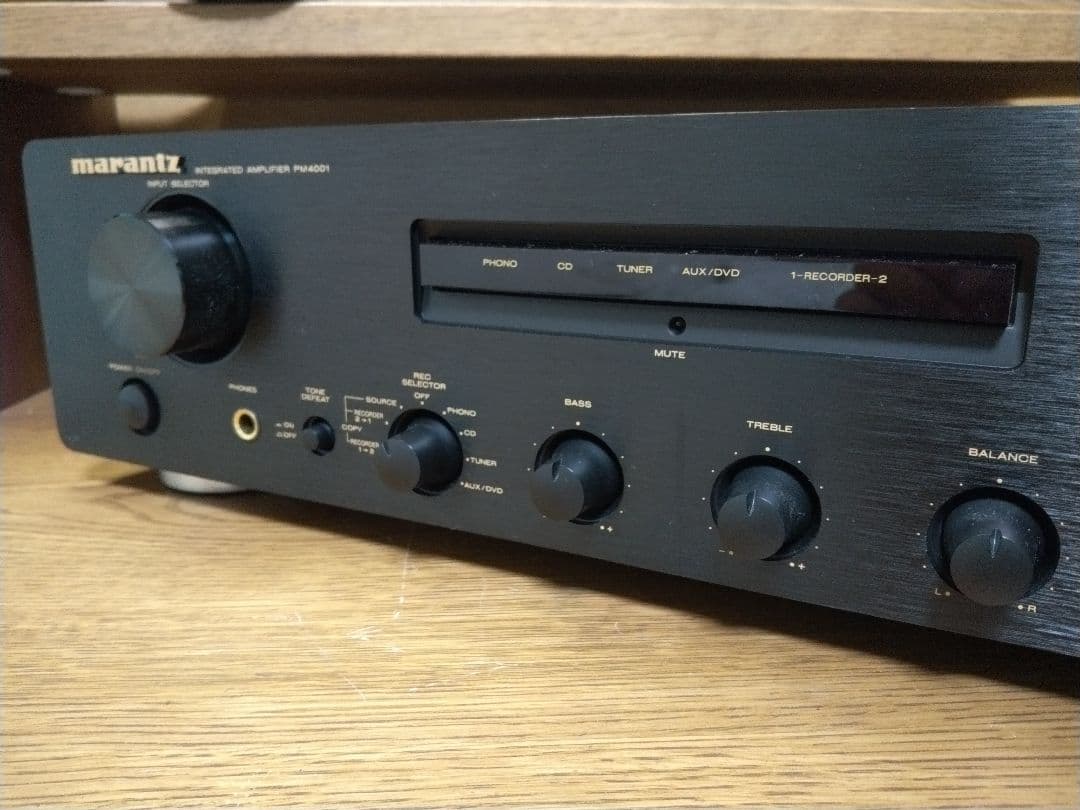 音質良好 Marantz PM4001 プリメインアンプ ブラック マランツ