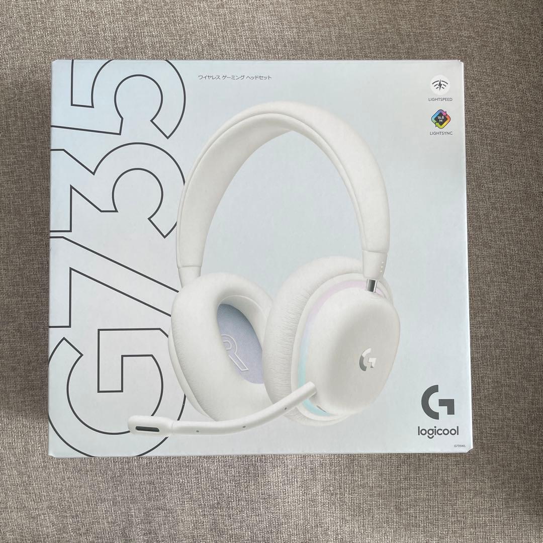 G735 ワイヤレスゲーミングヘッドセット ホワイト