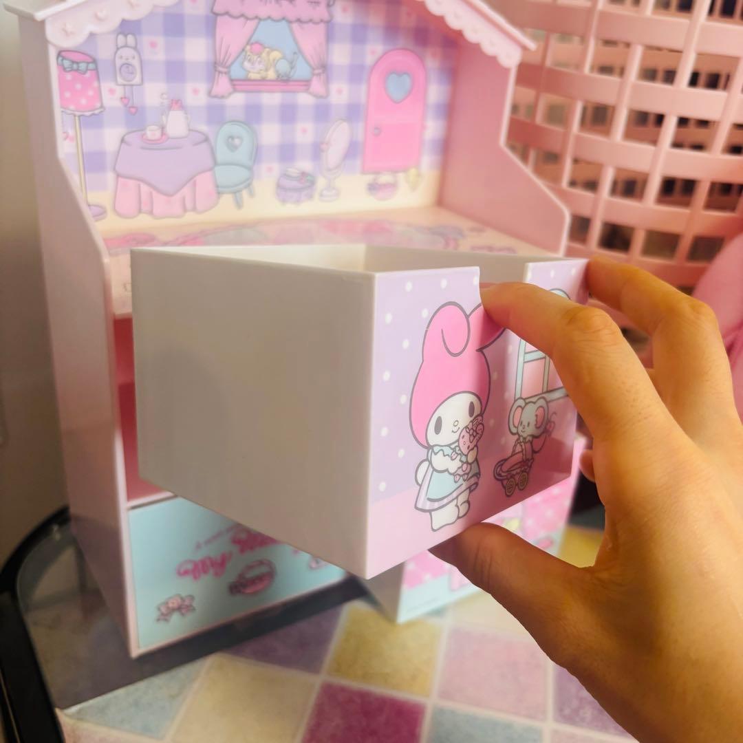 マイメロディ ハウス型チェスト 小物入れ