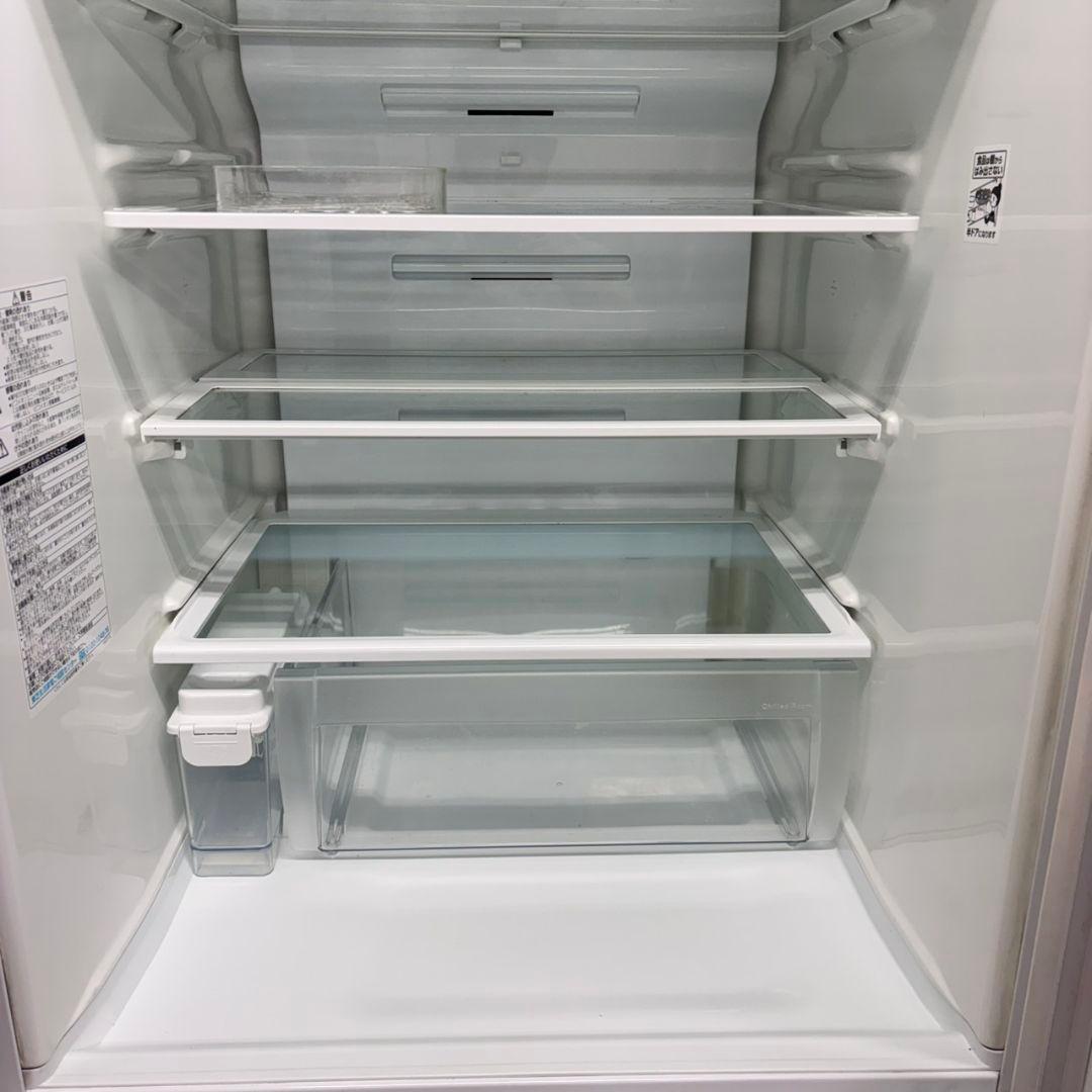 592 東芝　大型冷蔵庫　400L強　右開き　自動製氷　5ドア　ガラスパネル