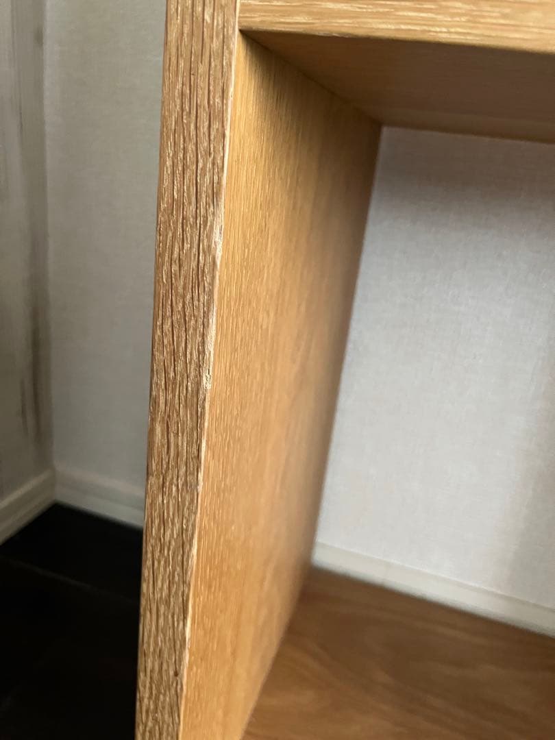 無印良品 スタッキングシェルフ オーク材 3×3 2段引き出し収納セット