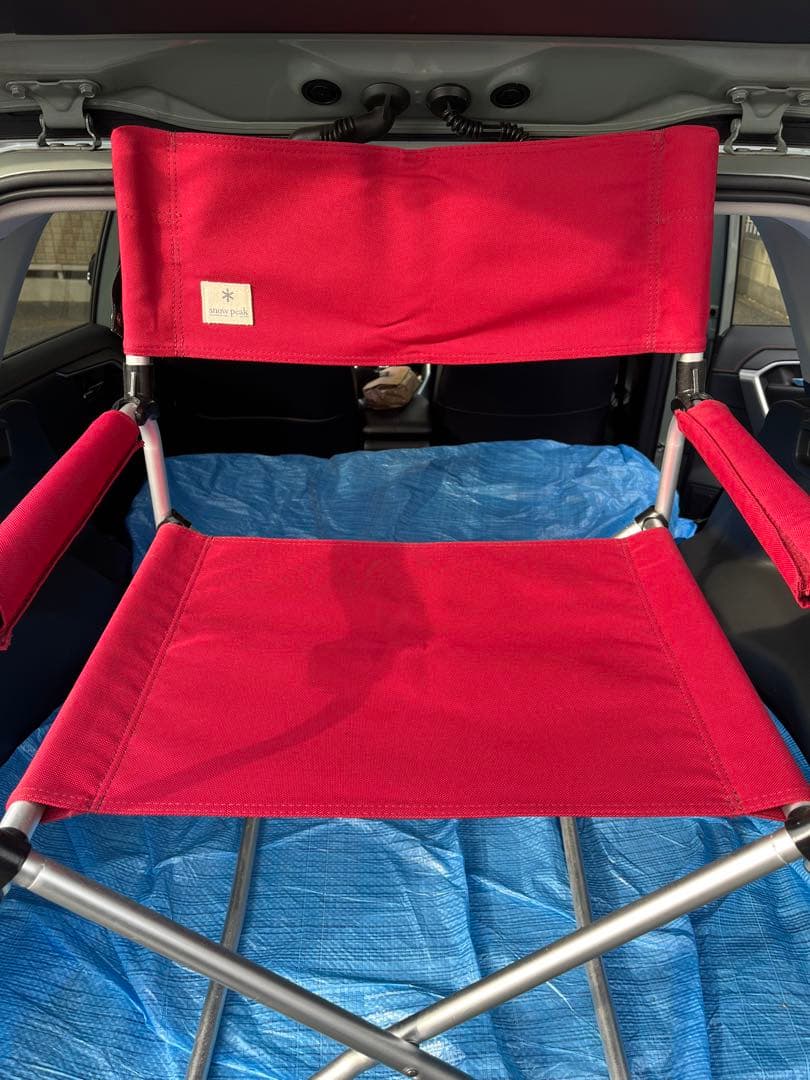  peak スノーピーク　FDフォールディングチェアワイド赤　4脚セット