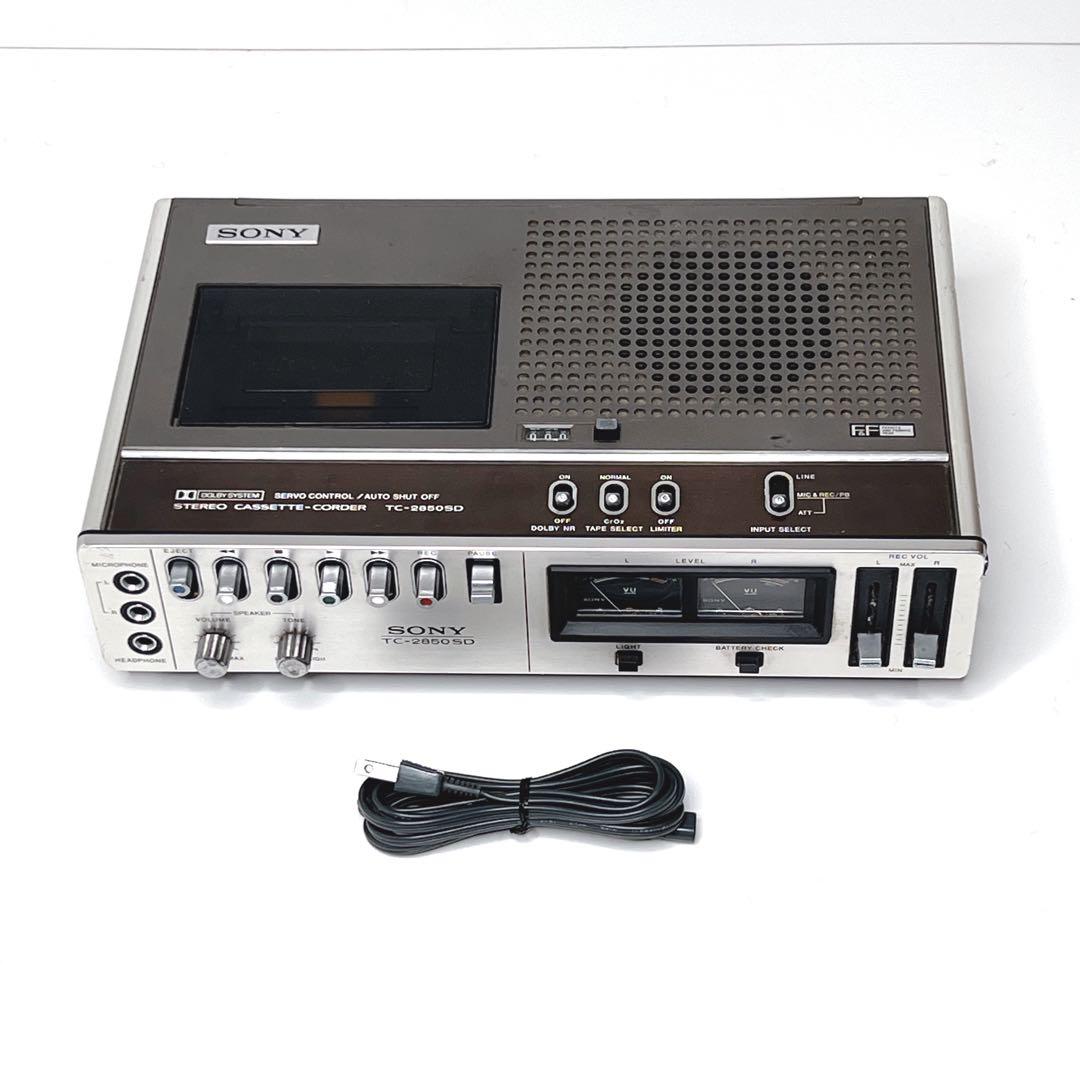 【良品・動作品】 SONY TC-2850SD カセットデンスケ typelll