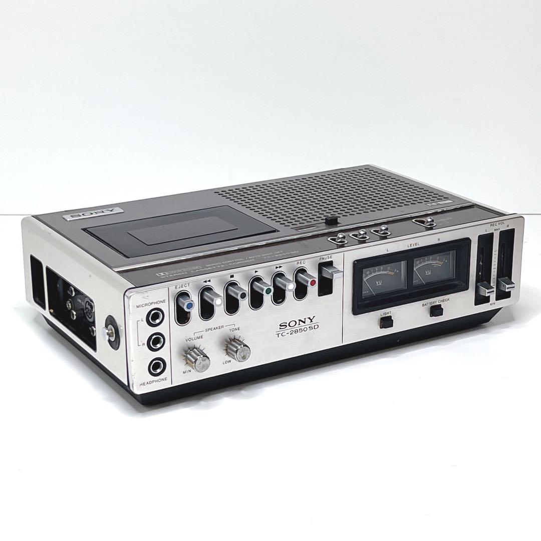 【良品・動作品】 SONY TC-2850SD カセットデンスケ typelll