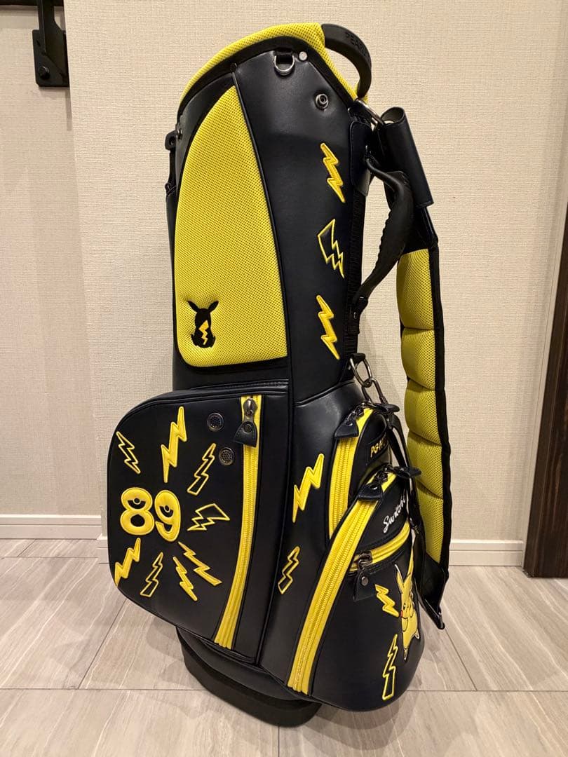 ひろと パーリーゲイツ キャディバッグ ピカチュウ ヘッドカバー付き