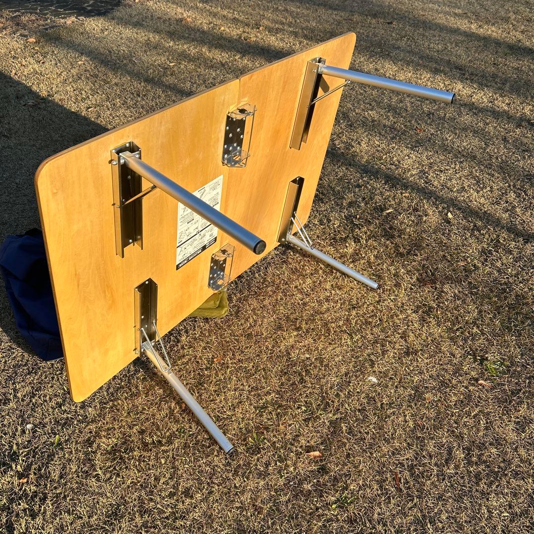 UNIFLAME アウトドアテーブル 木製折りたたみ（廃盤UFテーブル1100）