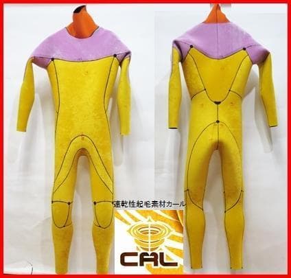新品★5×3mm　ロングチェストジップ/セミドライ　Lサイズ②　ウェットスーツ