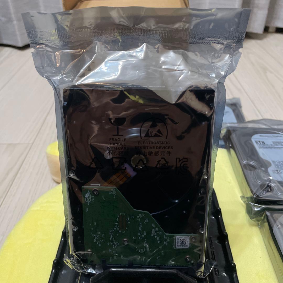 WD 6TB WD60EZAZ 内蔵型ハードディスクドライブ　5個セット　未開封