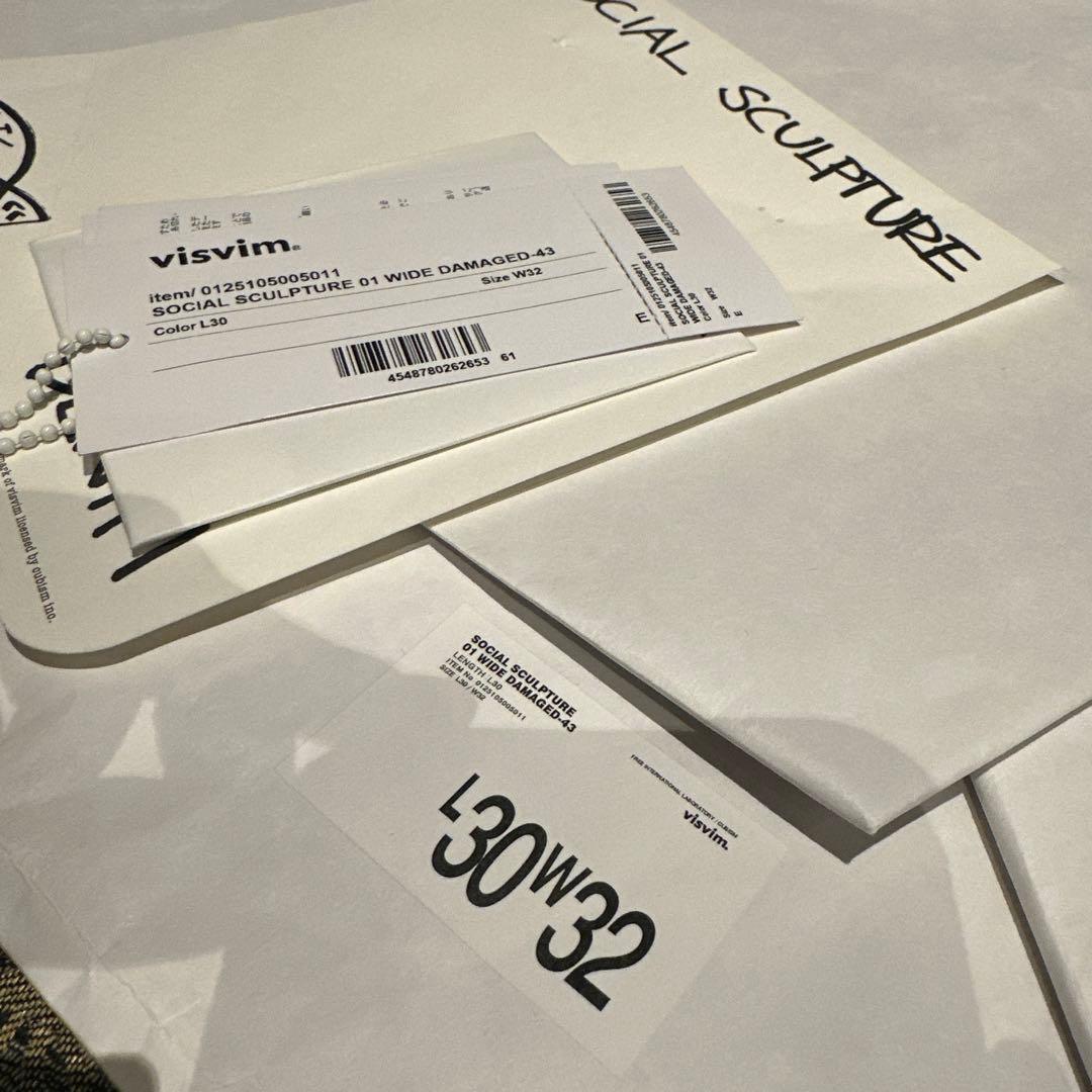 パンツ visvim SOCIAL SCULPTURE 01 WIDEDAMAGED43