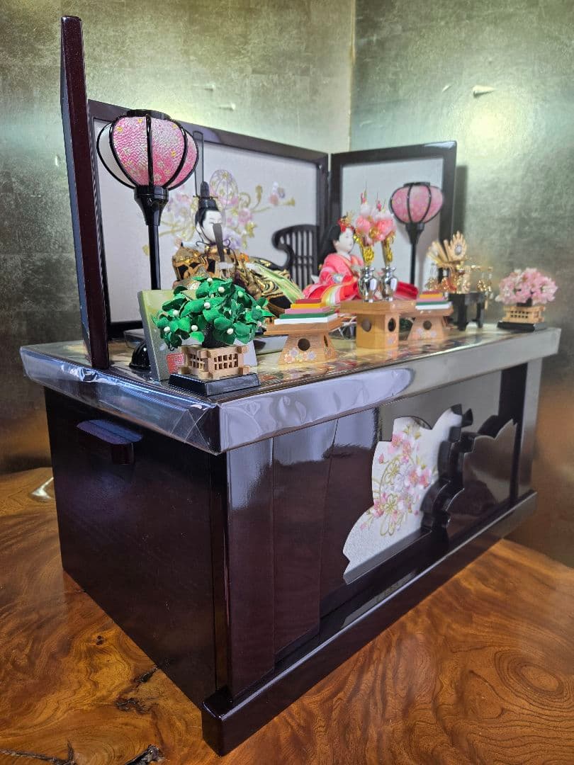 【一点限り】雛人形 収納飾り 　HS27