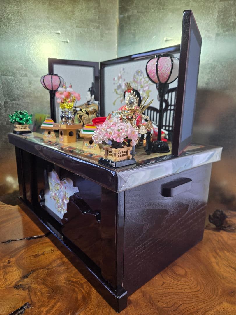 【一点限り】雛人形 収納飾り 　HS27