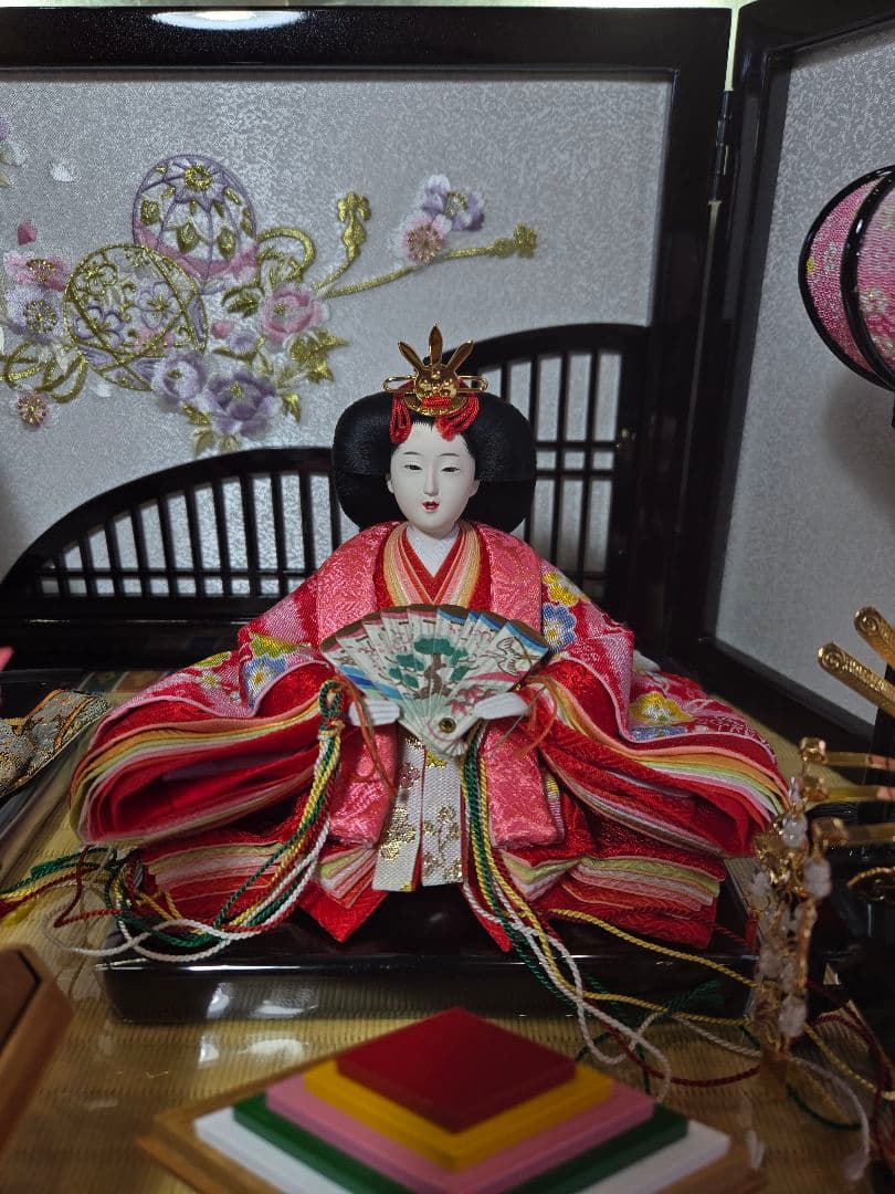 【一点限り】雛人形 収納飾り 　HS27