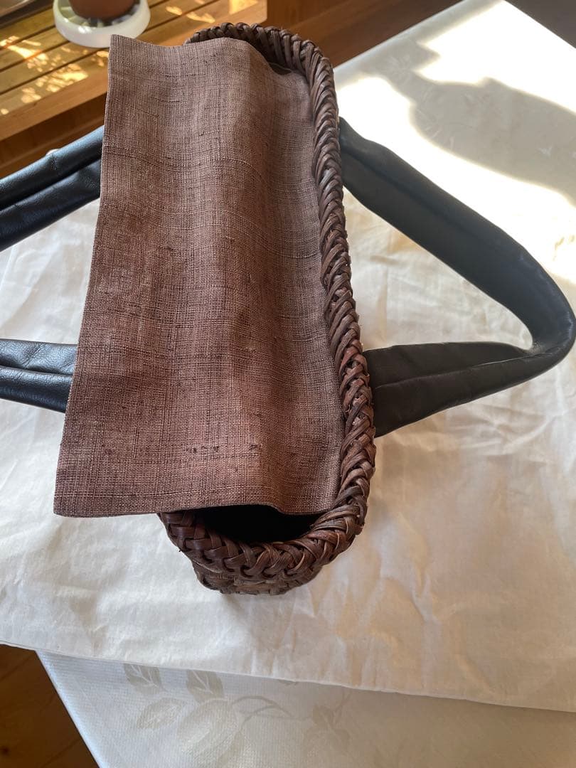 山葡萄製　編みトートバック