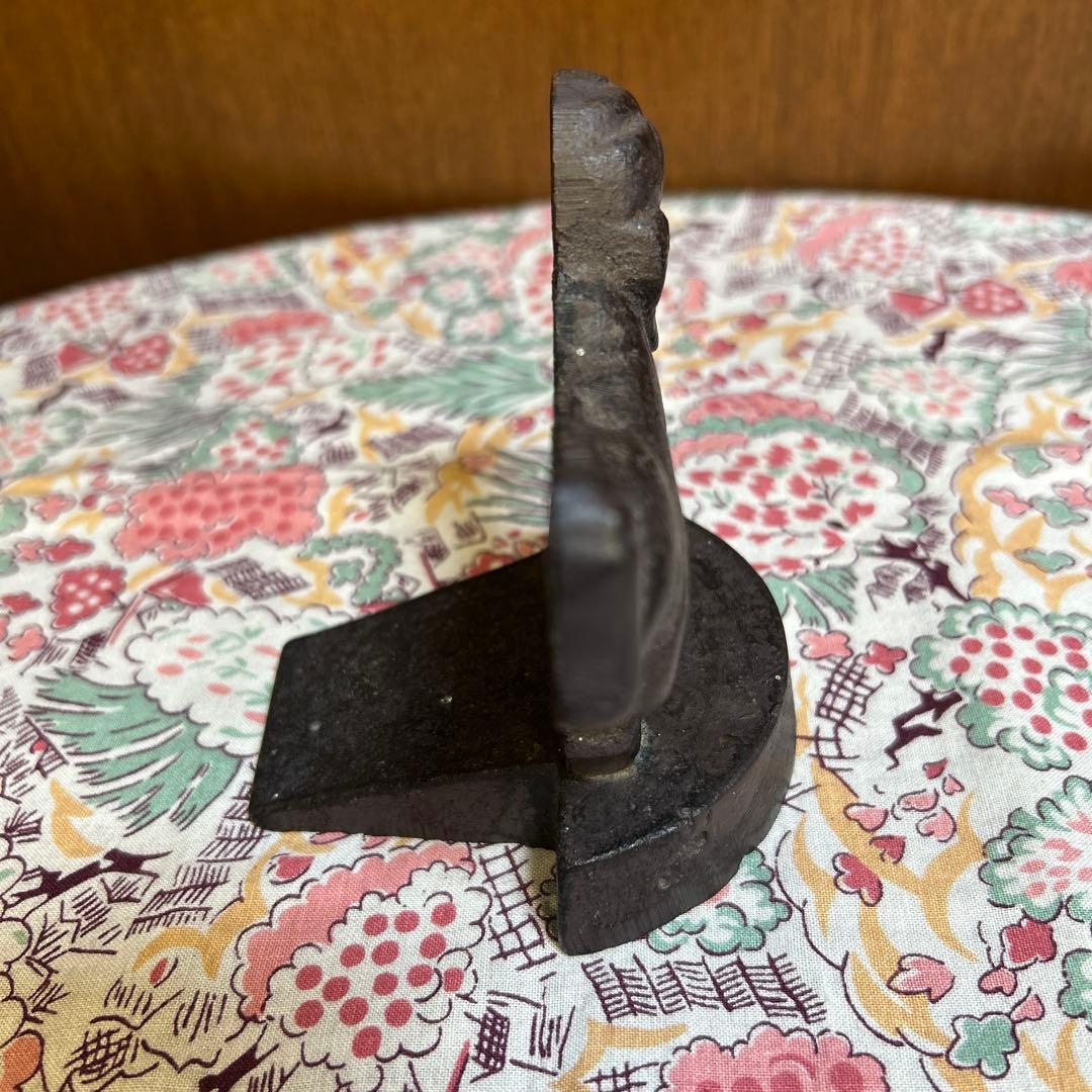 レアユニークデザイントスカノ鋳物アイアンいたずら(オシッコ)する犬ドアストッパー