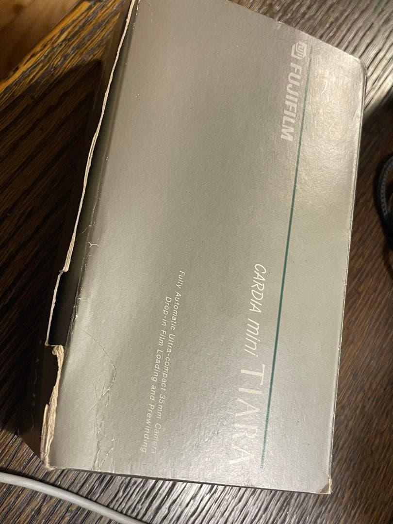 【ジャンク】FUJIFILM CARDIA mini TIARA 元箱付き