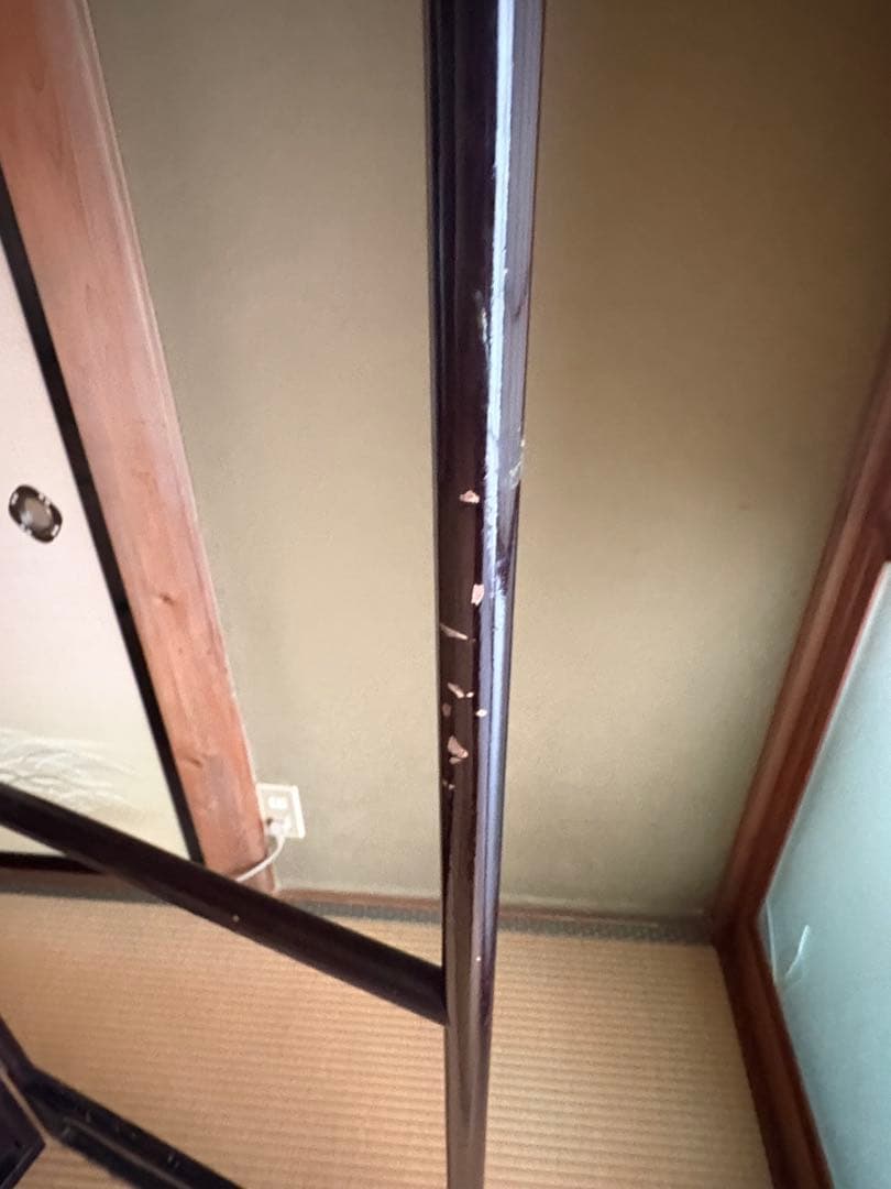 金属製 衣桁 4フック付き