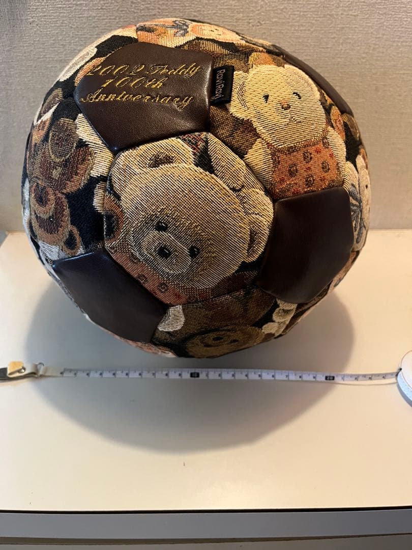 ヤマト屋 RaviRavi テディベア100周年記念 ゴブラン サッカーボール型
