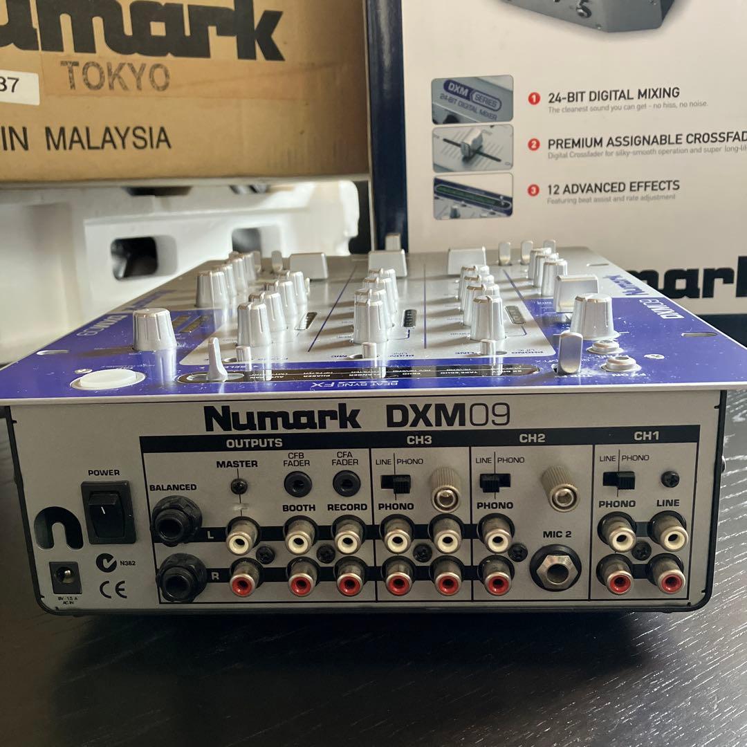 Numark DXM09 DJミキサー 24ビットデジタル 3チャンネル