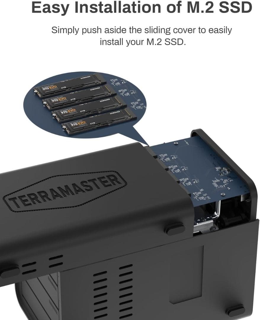 【開封済　未使用品】TERRAMASTER テラマスター D8 Hybrid