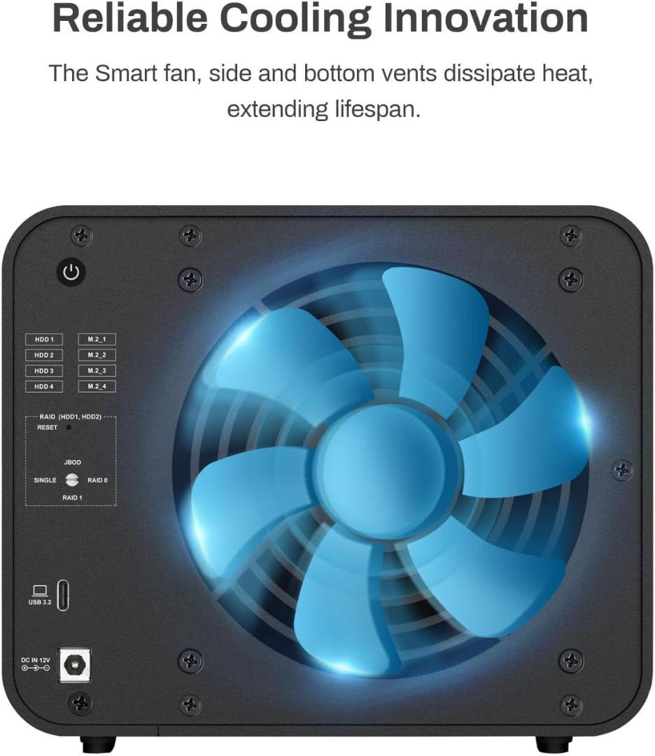 【開封済　未使用品】TERRAMASTER テラマスター D8 Hybrid