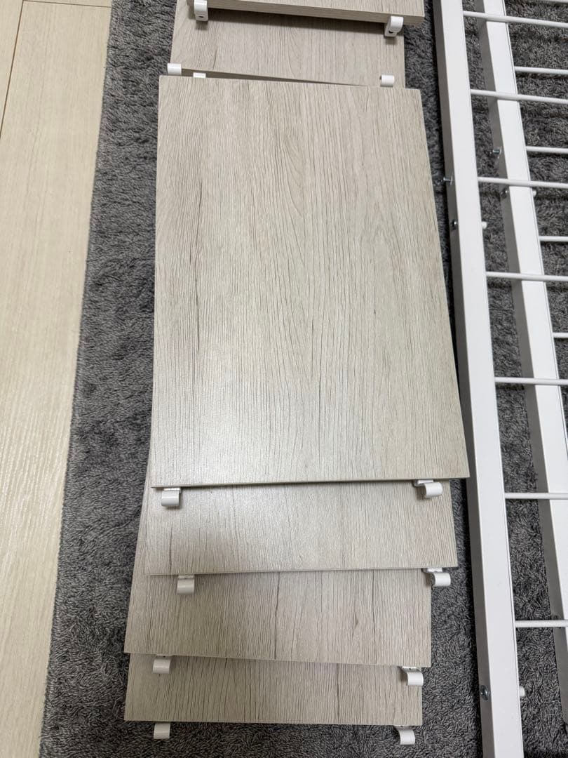 さくら Nポルダ(幅40cm ホワイトウォッシュ)＋60cm板4枚付き