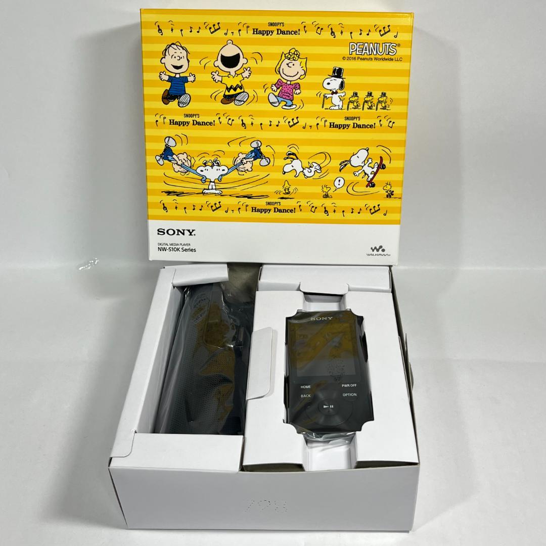 未使用 NW-S14K SPFF 8GB ブラック スピーカー付き SNOOPY