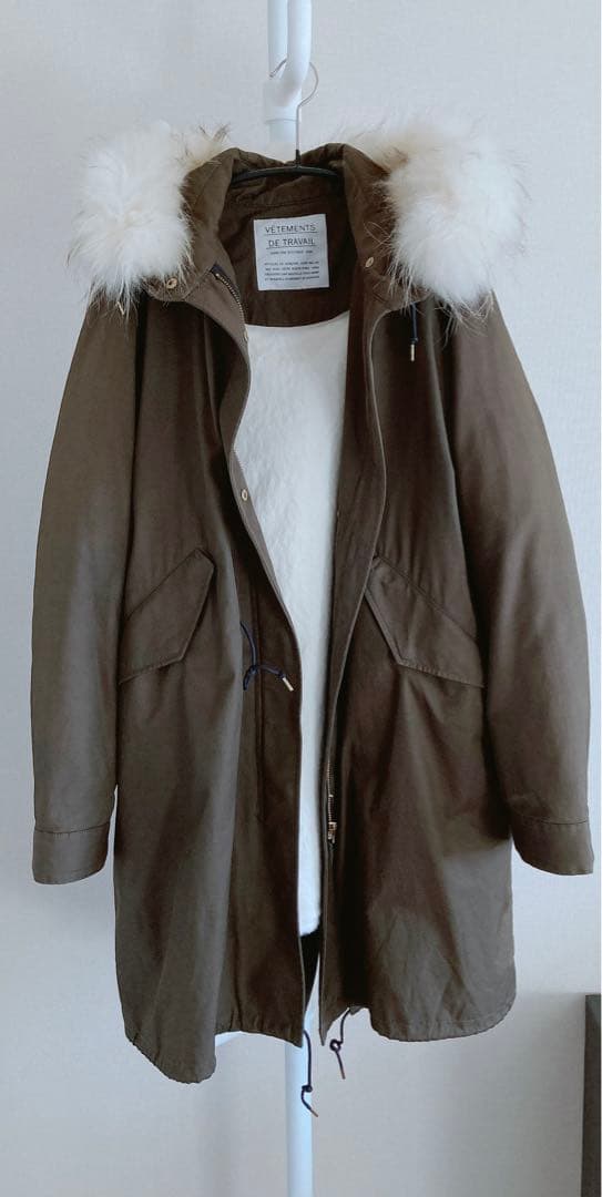 IENA C/Pe モッズコート カーキ 40 Ｌ