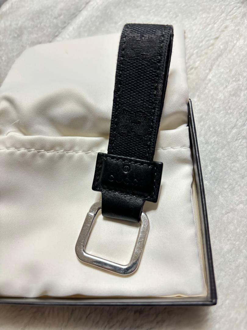 GUCCI GG キャンバス キーリング キーホルダー