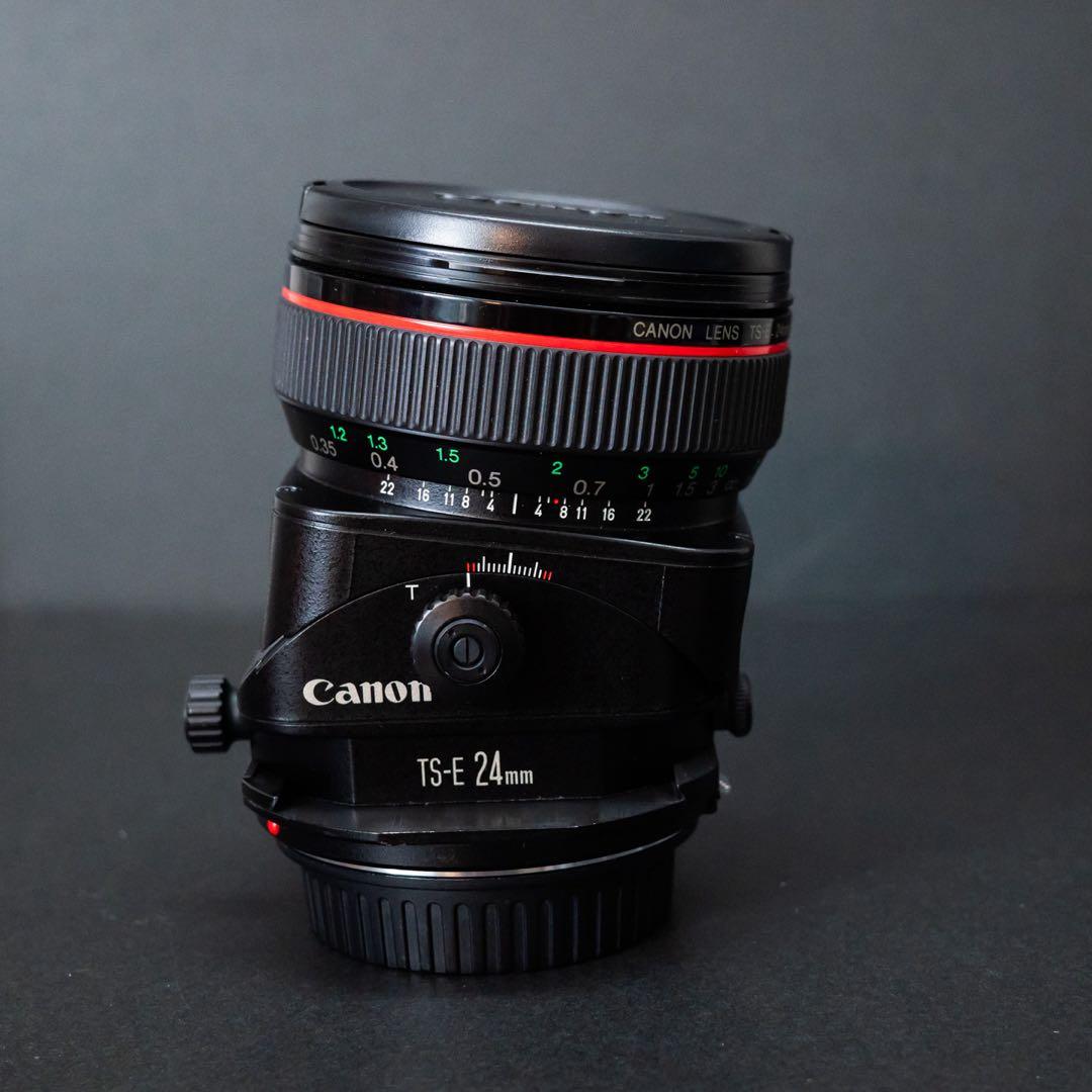 Canon キヤノン TS-E 24mm f/3.5 L フード付き