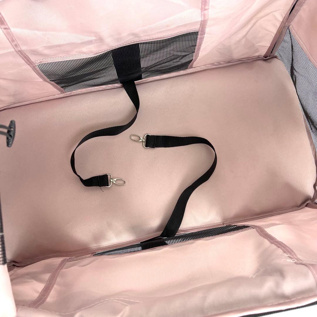 ペット用カート 小型犬 多頭・中型犬向け ピンクカラー