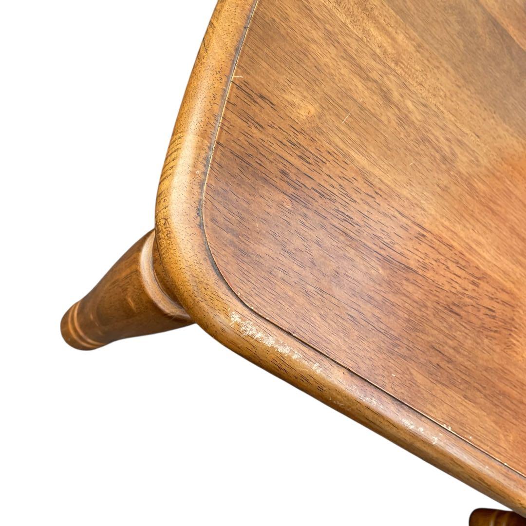 カントリー北欧調　ローテーブル　ナチュラルウッド　木製　デスク　サイドテーブル