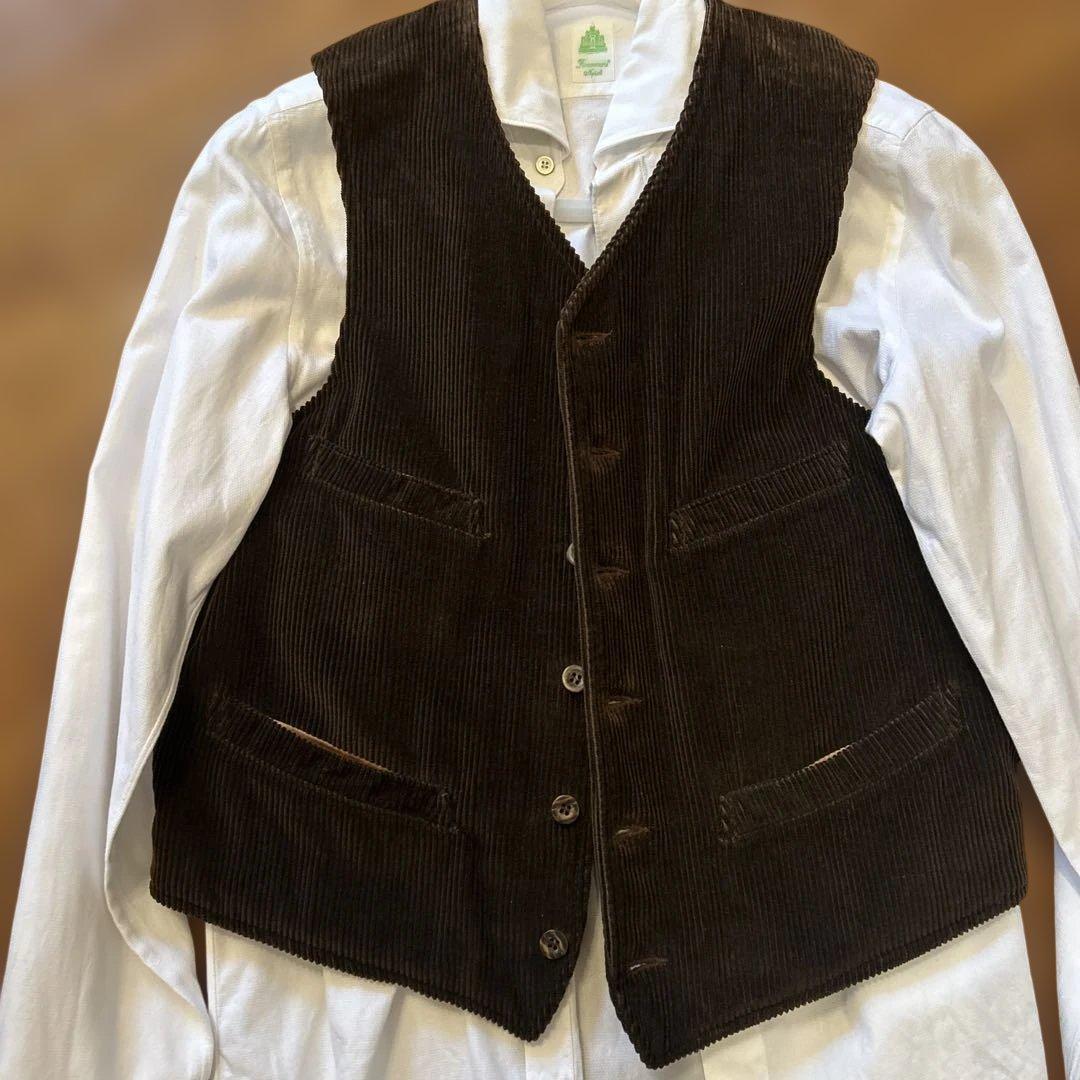 ダブルアールエル　コーデュロイベスト　　　ポロラルフローレン
