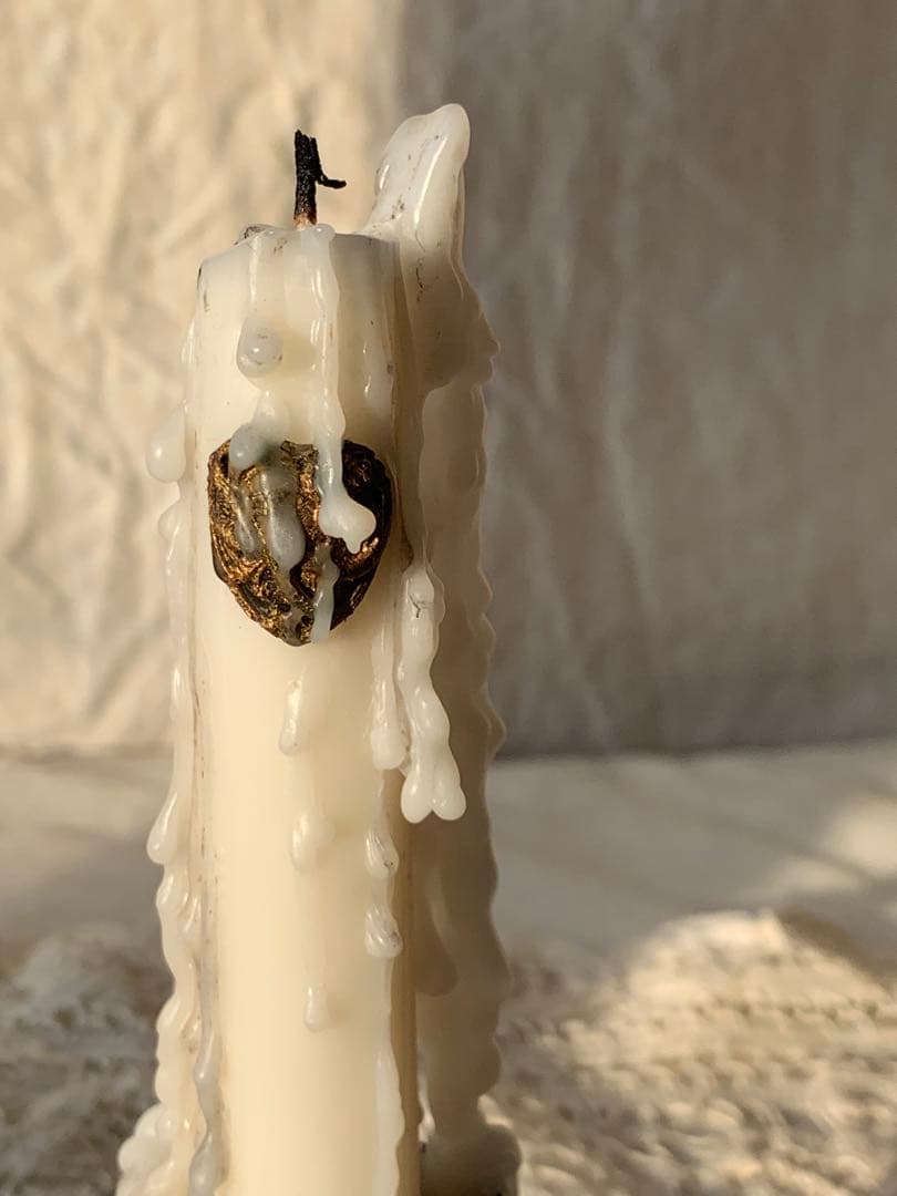 フランスアンティーク 真鍮 蝋台 キャンドルスタンド