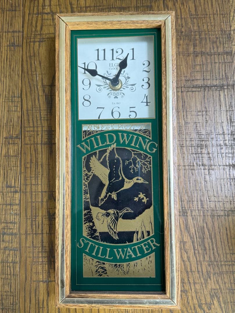 【値下げご相談可】ELGIN WILD WING 掛時計