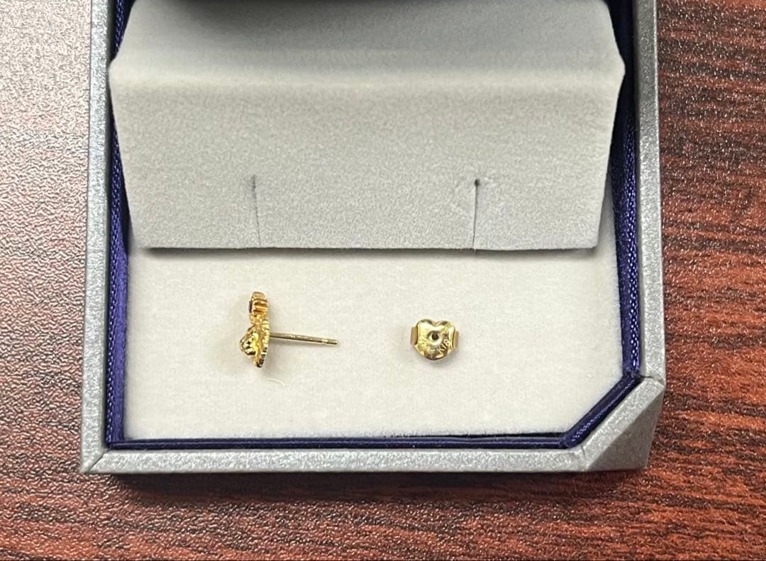 STAR JEWELRY ライオンモチーフ ピアス(片耳用) k18 Leo