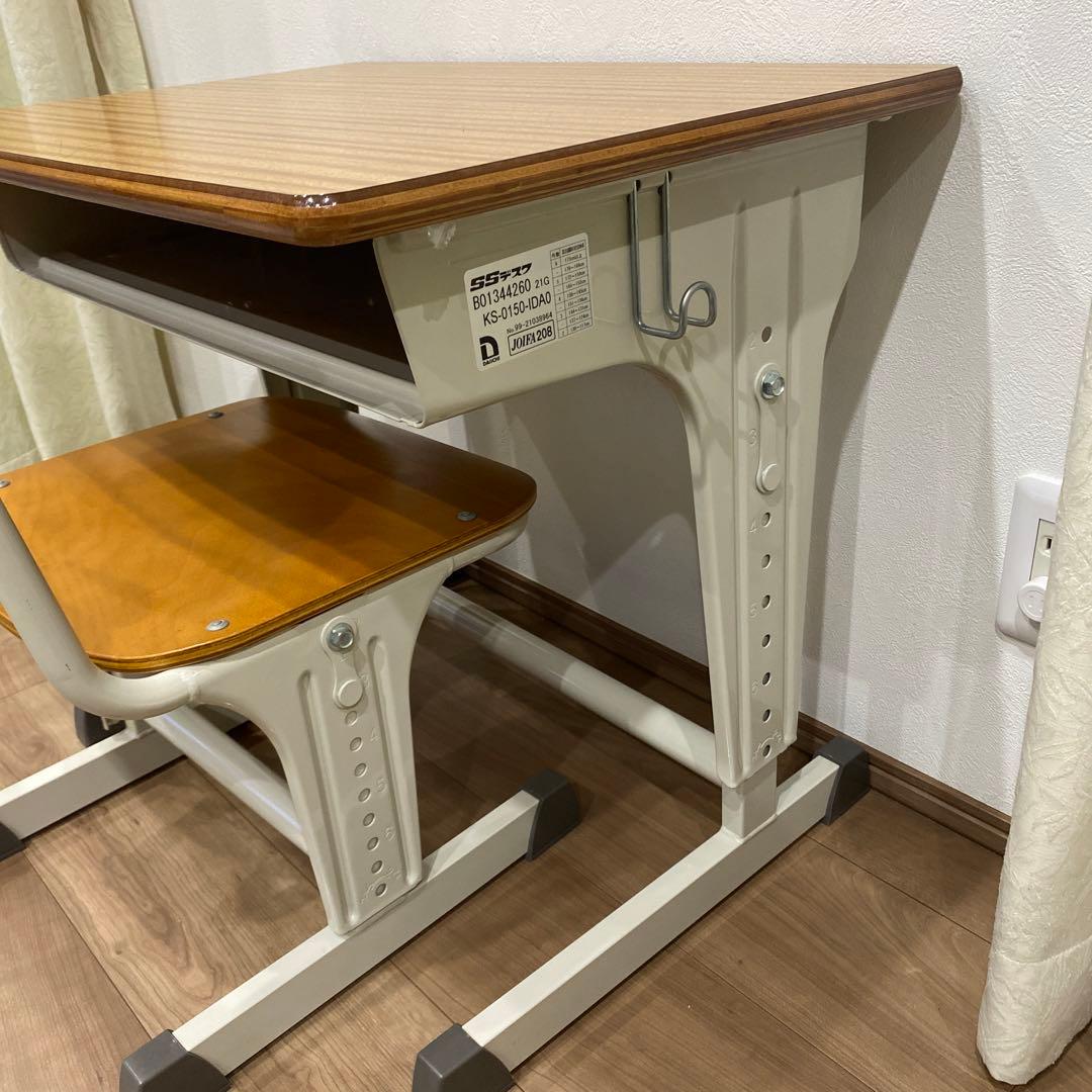 【美品】ダイイチ 第一工業　SSデスク チェア　学校机 椅子　セット