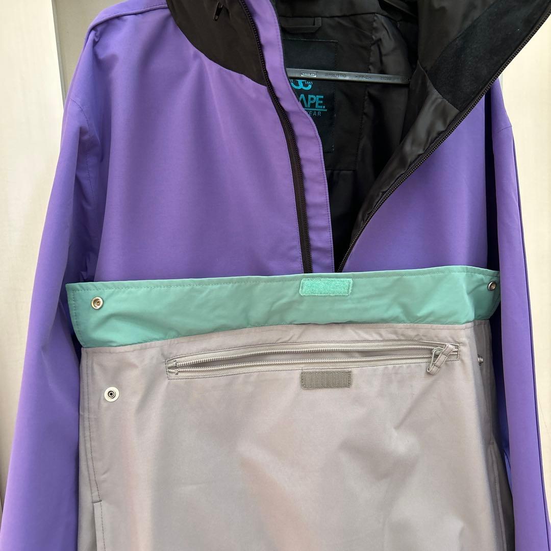 週末セール　美品SCAPE アノラックスノーボードウエアーフード付き