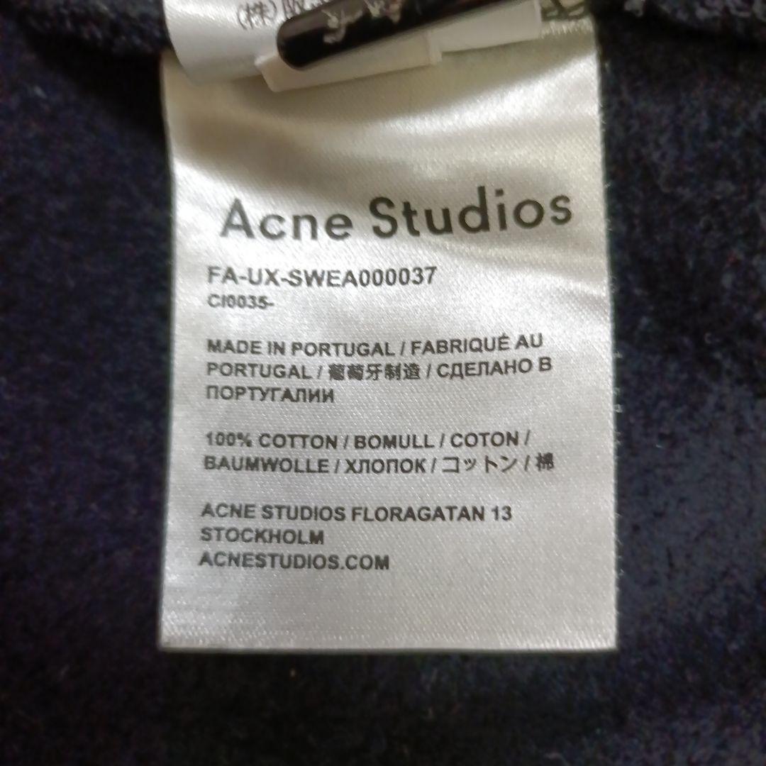 Acne Studios スウェット　S ブラック　黒　美品　綿100%