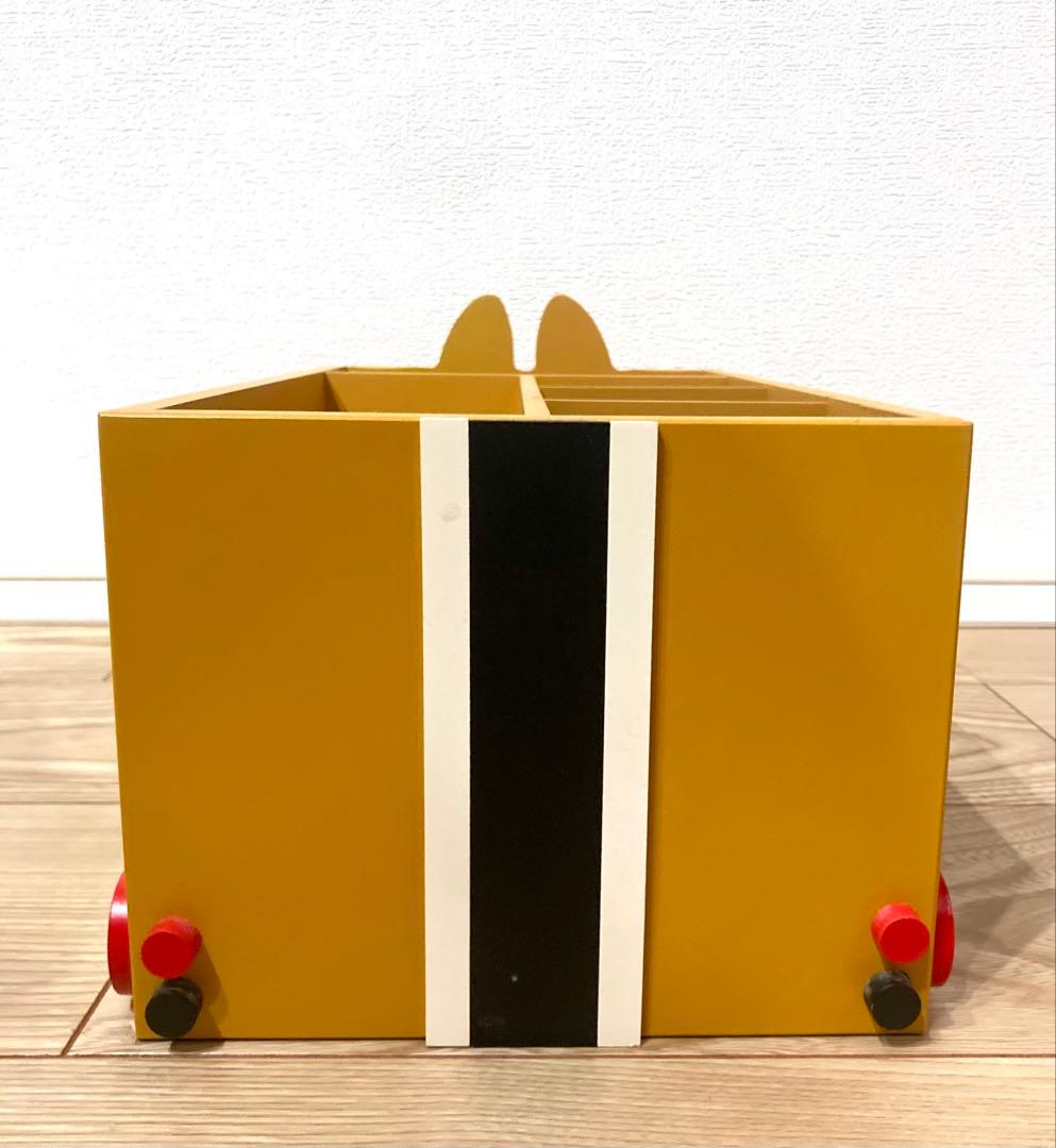 ディズニー　チップとデール　バス型卓上小物収納